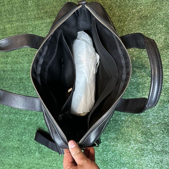 Authentic Coach Hudson Surplus Commuter Leather Laptop Briefcase Bag F70374 Real - Picture 2 of 8